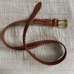 Spier & Mackay tan leather braided belt